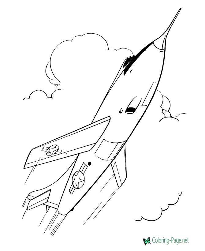 Armed Forces kids coloring page