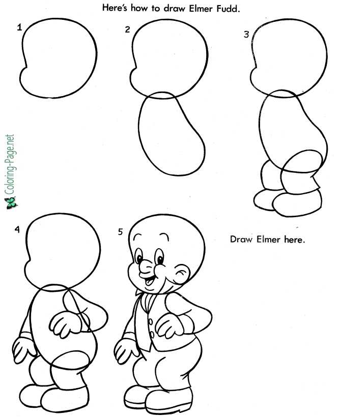 Elmer Fudd coloring page