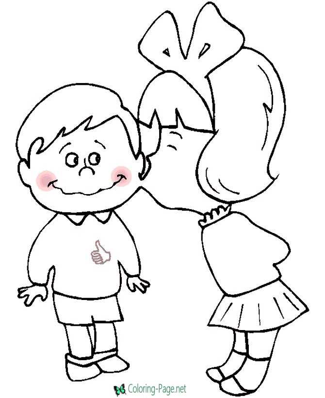 Children Coloring Pages to Print and Color