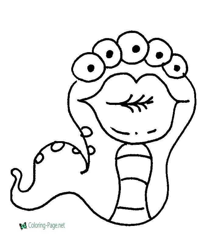 printable creatures coloring page