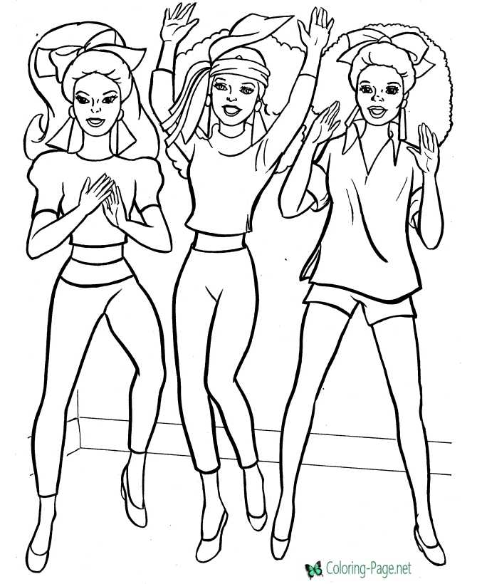 Rock Star coloring page