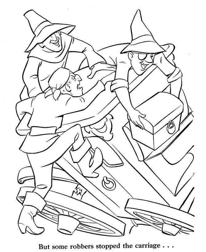printable Robbers coloring page