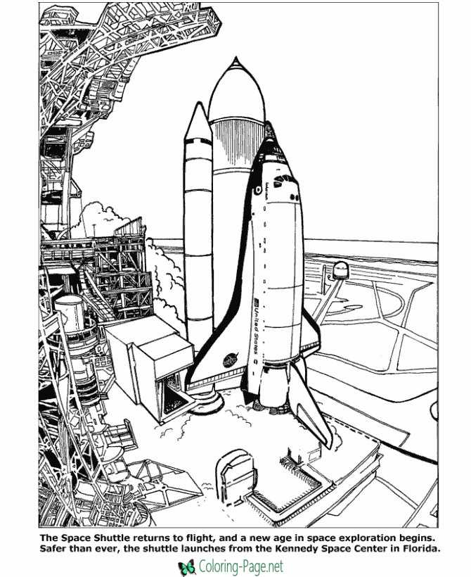 space-coloring-pages