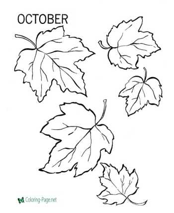 Nature coloring pages of Fall