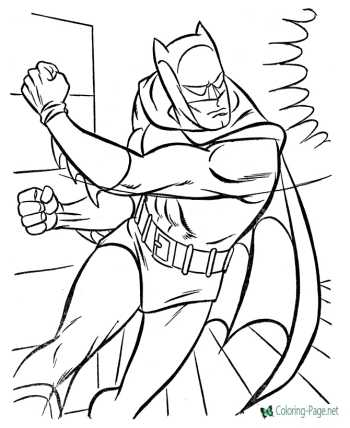 Super Heroes coloring sheets
