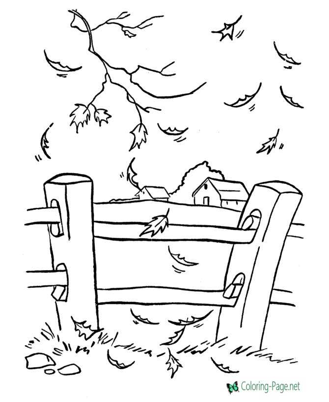 Tree Leaves Coloring Pages Print and Color