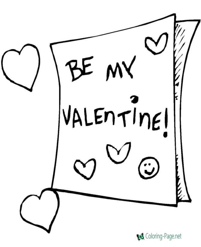 Printable Valentine´s Day Coloring Pages