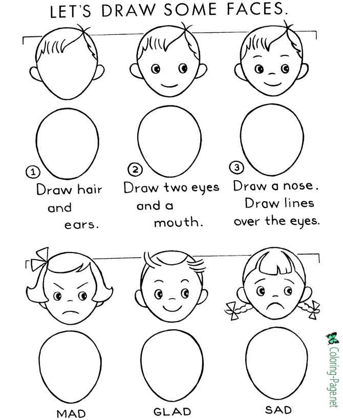 Simple drawing for kids