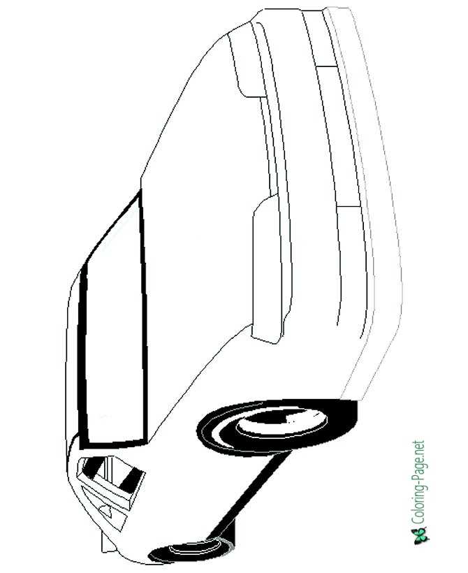 Print Car Coloring Pages