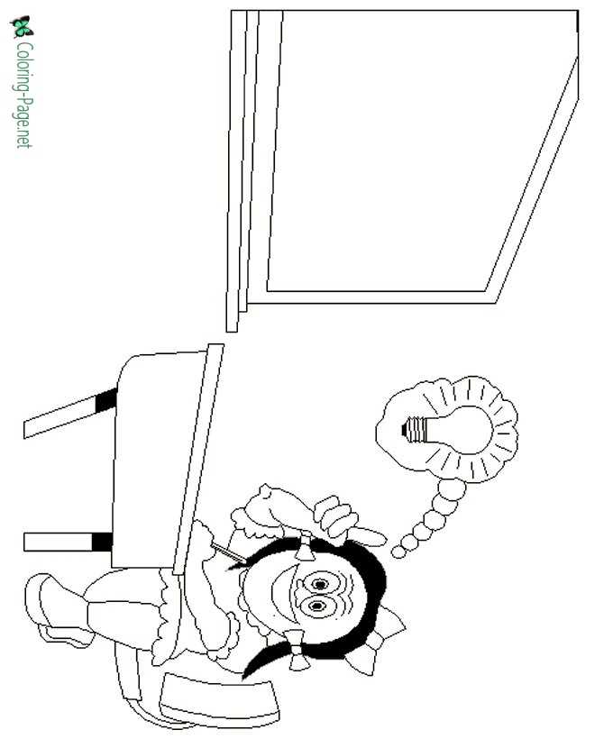 print children coloring page
