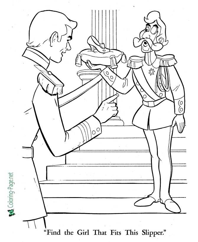 Find that Girl cinderella coloring page