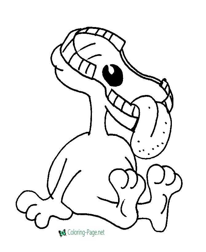 creature coloring page