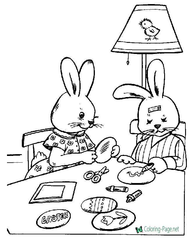 Print Easter Coloring Pages to Color