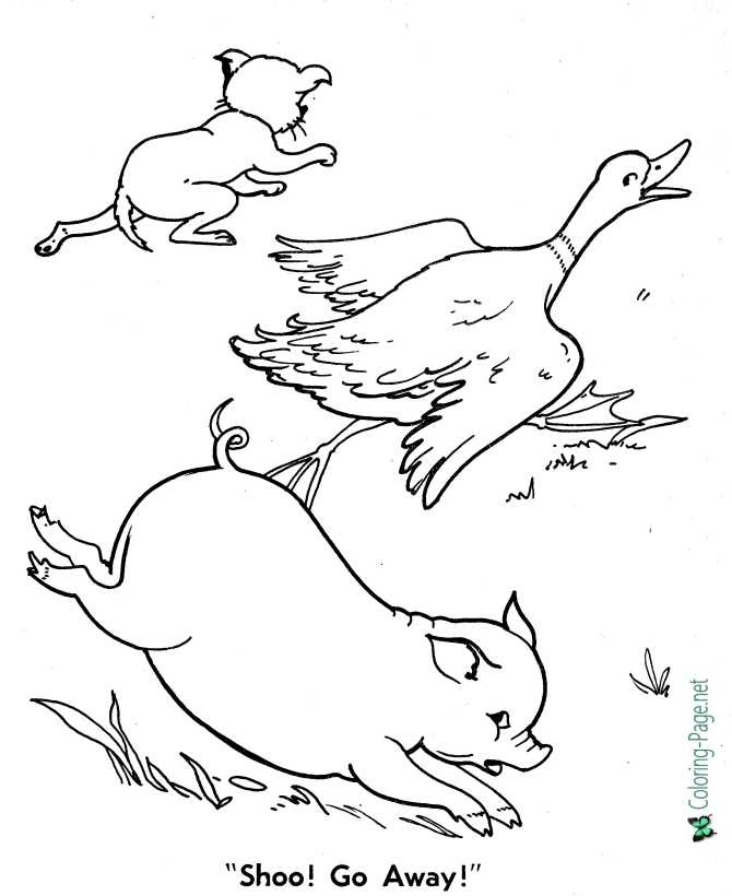 printable little red hen coloring pages
