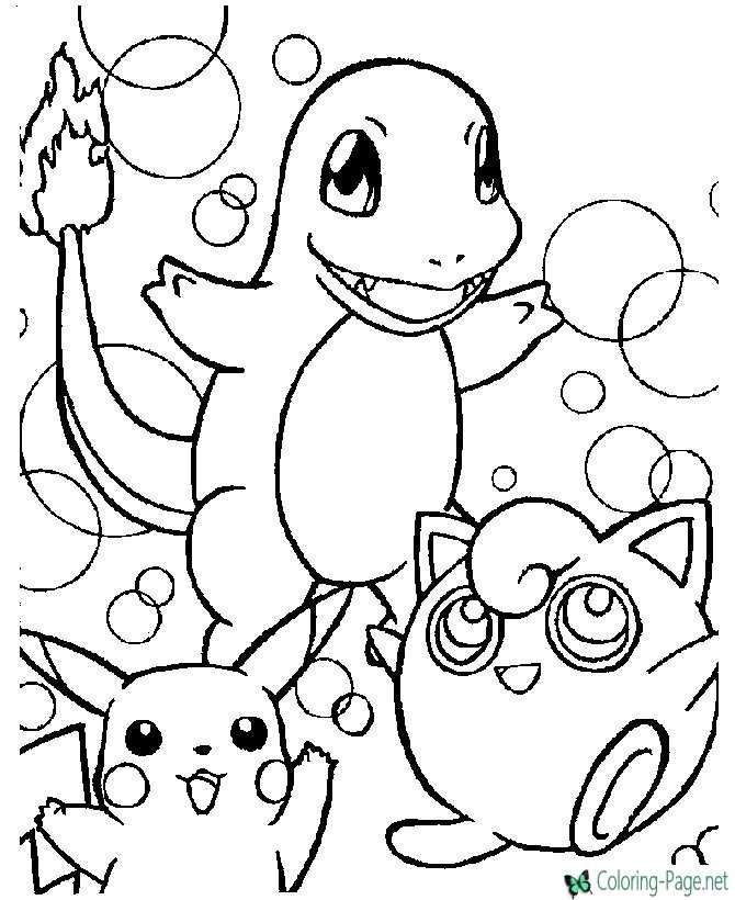 pokemon coloring page