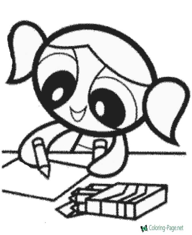 Powerpuff Girls coloring page