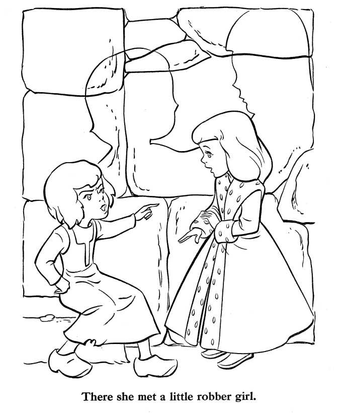 print Snow Queen coloring page