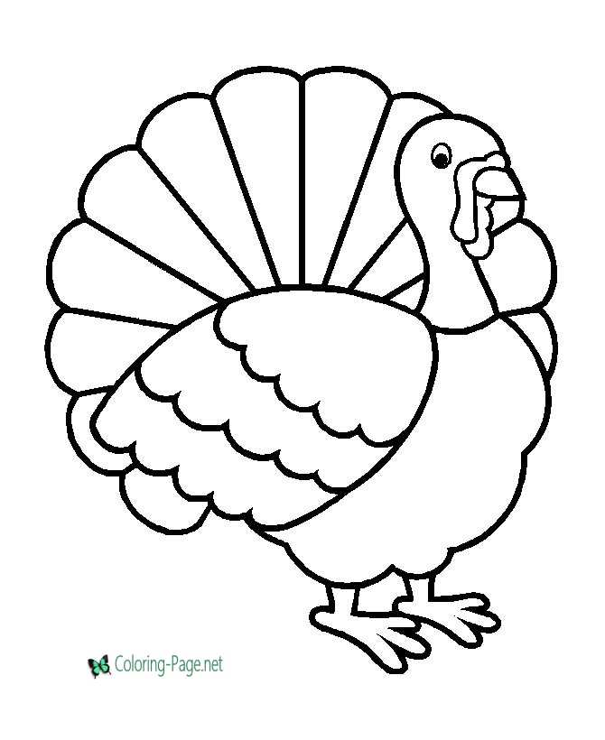 Thanksgiving Coloring Pages Print and Color