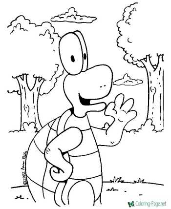 AFORD cartoon coloring pages