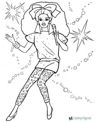 Rock Stars coloring pages