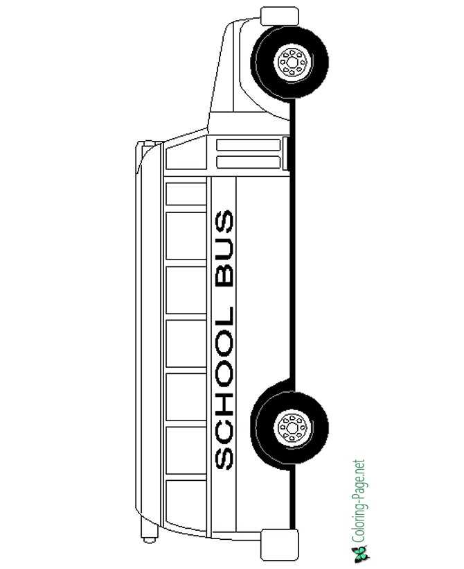 bus to print and color