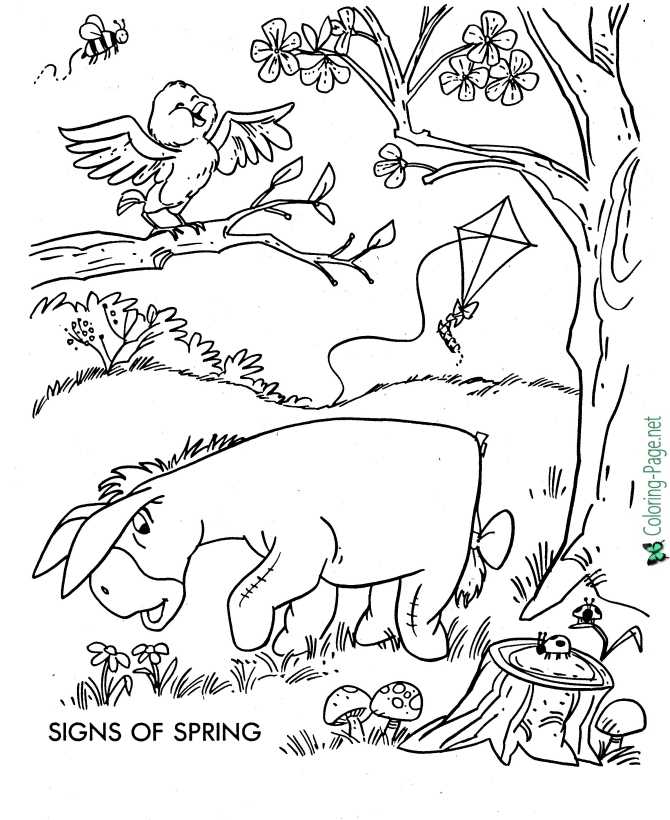 printable Winnie the Pooh coloring page