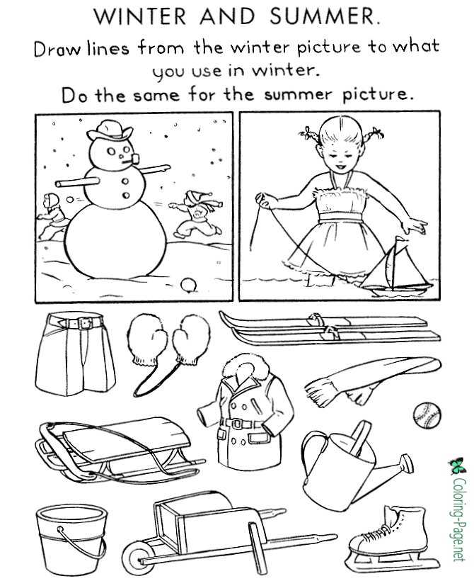 printable kids color picture